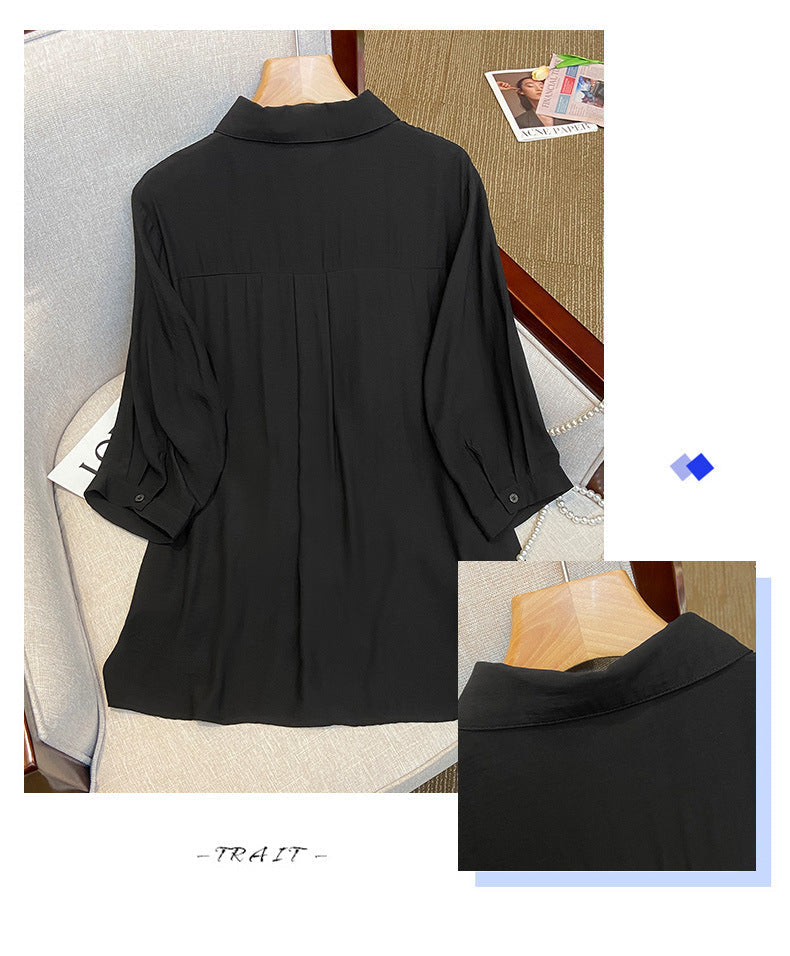 Plus Size Loose Shirt Blouse