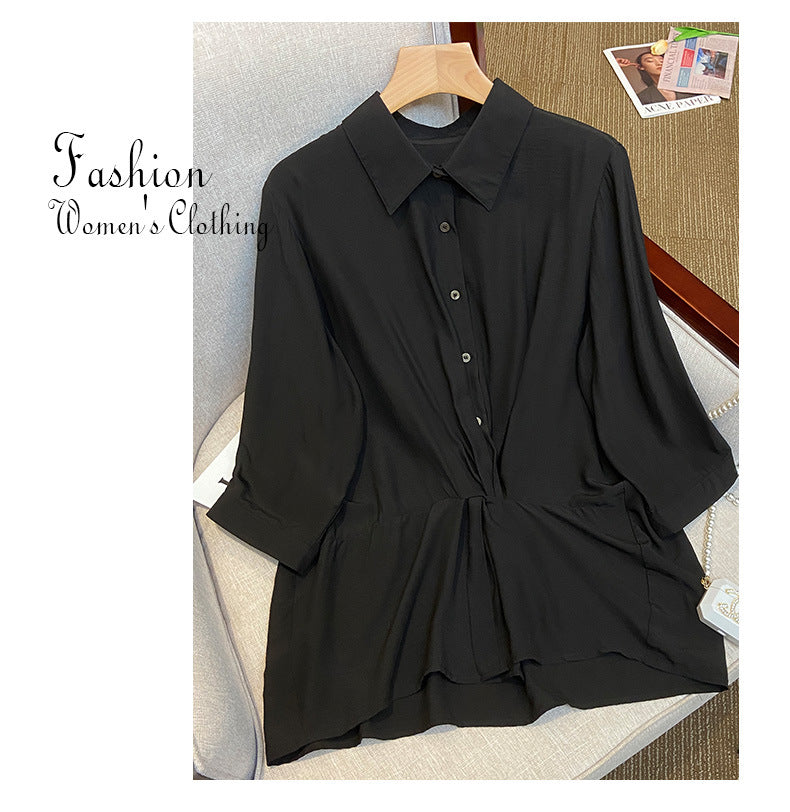Plus Size Loose Shirt Blouse
