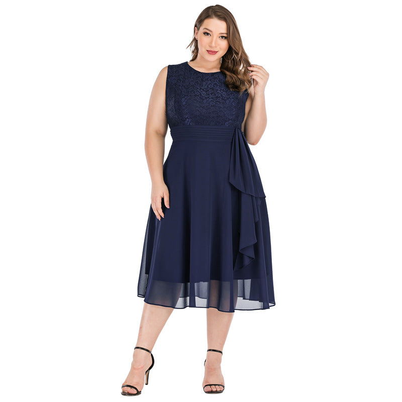Plus Size Lace Formal Dress