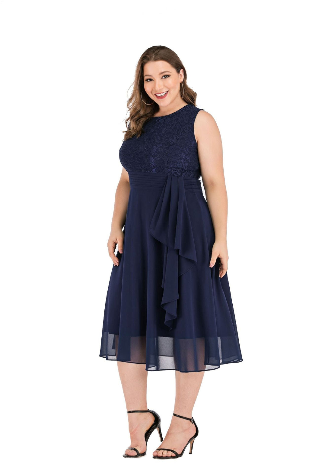 Plus Size Lace Formal Dress
