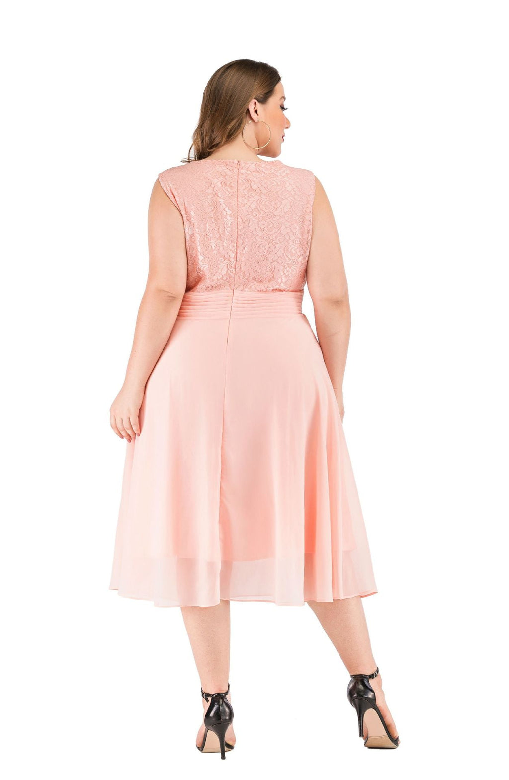 Plus Size Lace Formal Dress