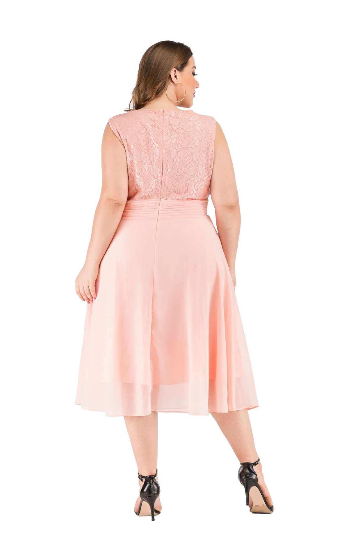 Plus Size Lace Formal Dress