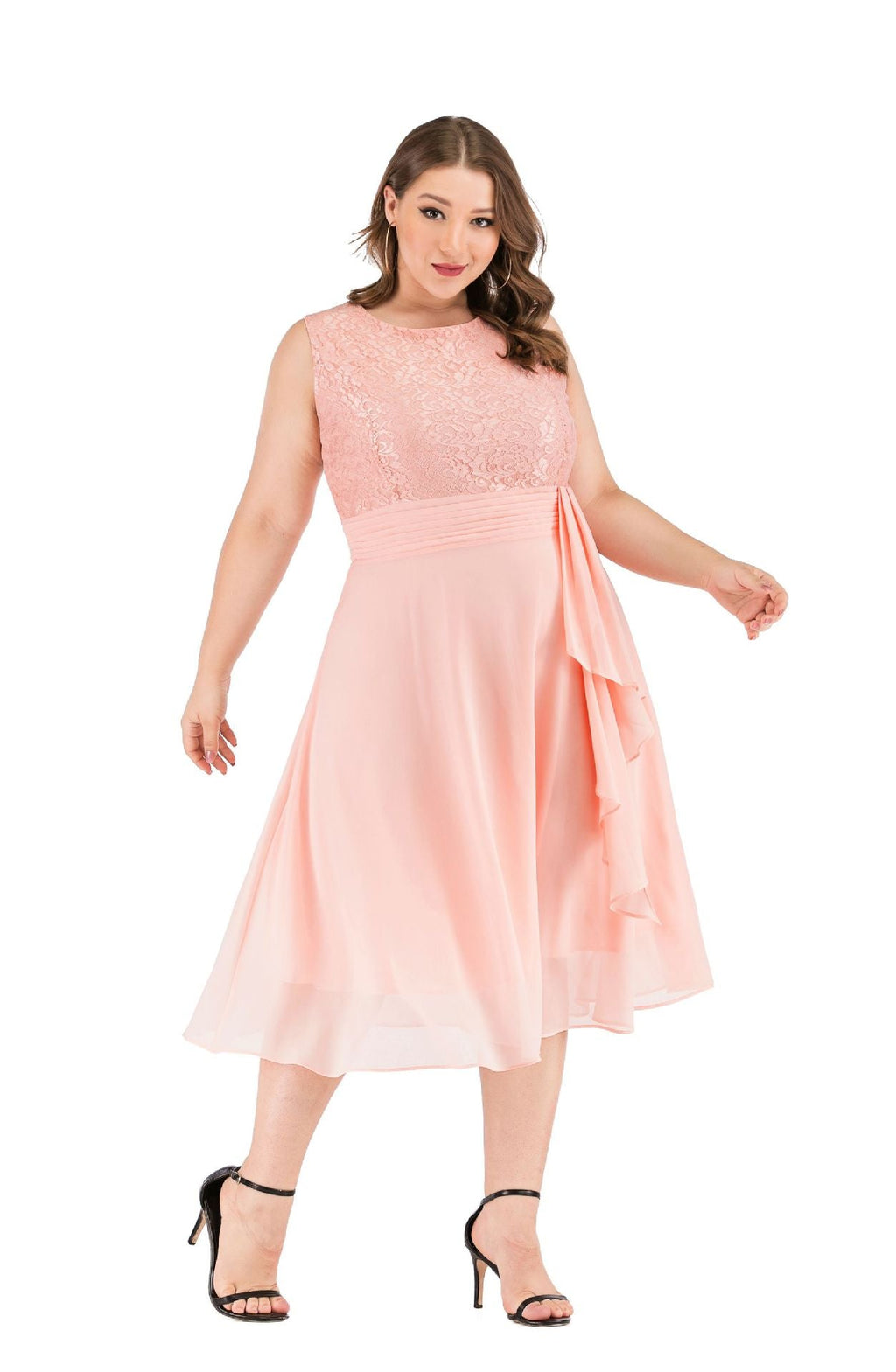 Plus Size Lace Formal Dress