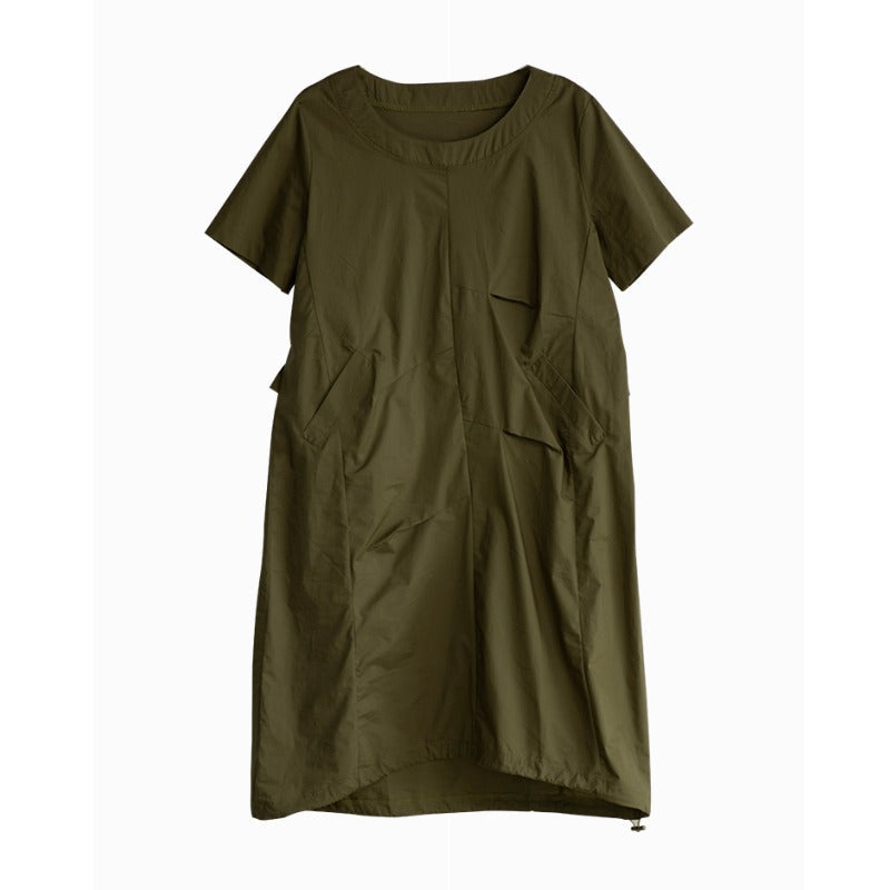 Plus Size Green Shift Dress