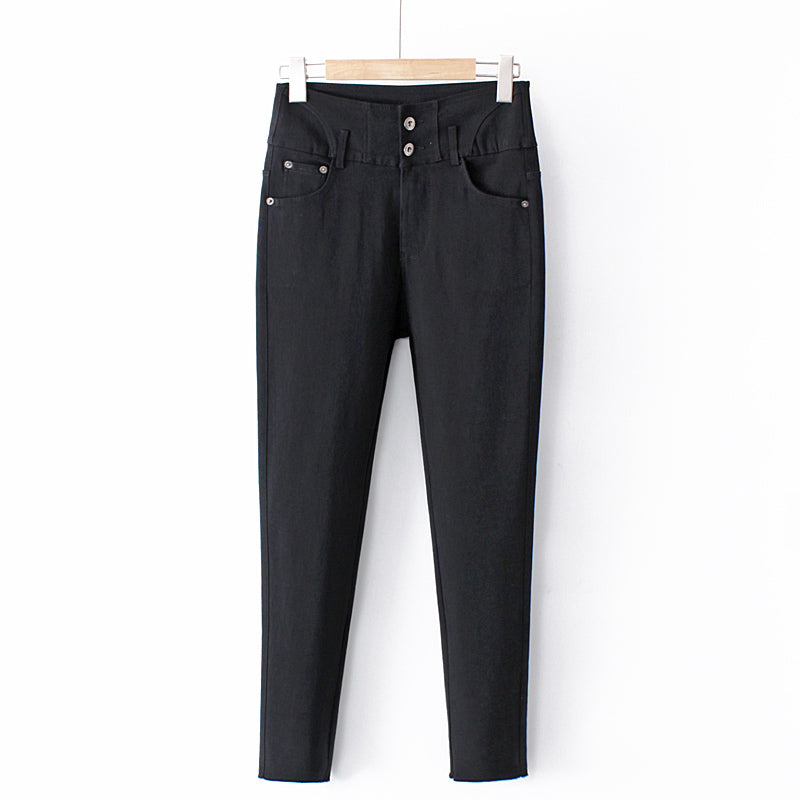 Plus Size High Waist Skinny Jeans (EXTRA BIG SIZE)