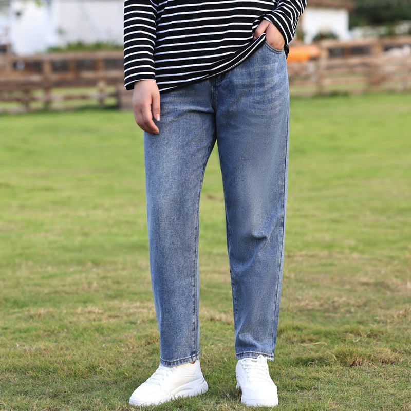 Plus Size Straight Jeans (EXTRA BIG SIZE)
