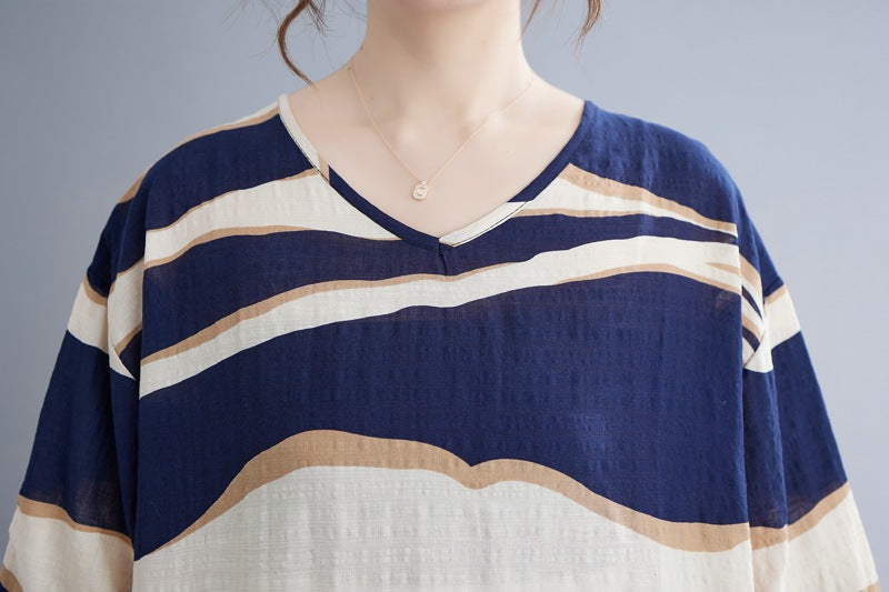 (Special) Plus Size Waves Blouse