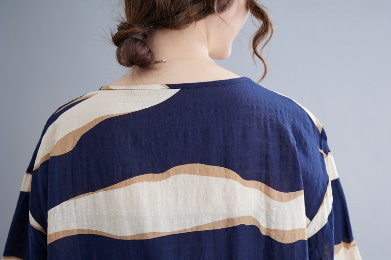 (Special) Plus Size Waves Blouse