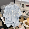 Plus Size Korean Loose Layer Shirt Blouse