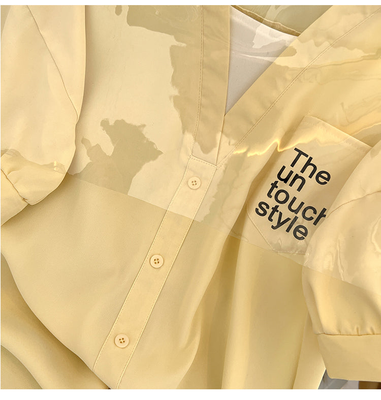 Plus Size Korean Loose Layer Shirt Blouse