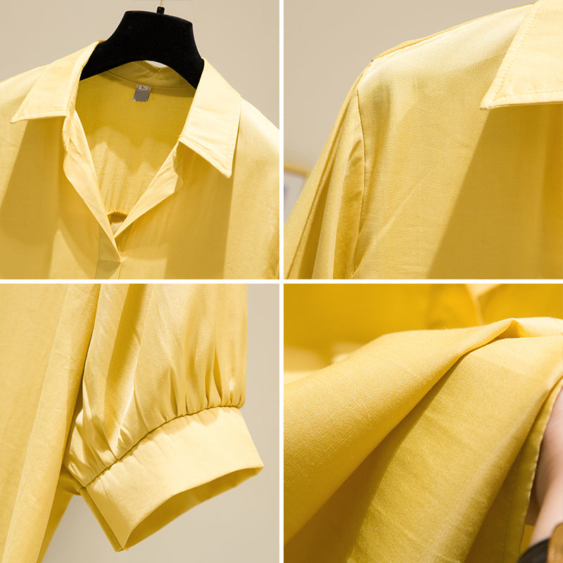 Plus Size Korean Loose Shirt Blouse
