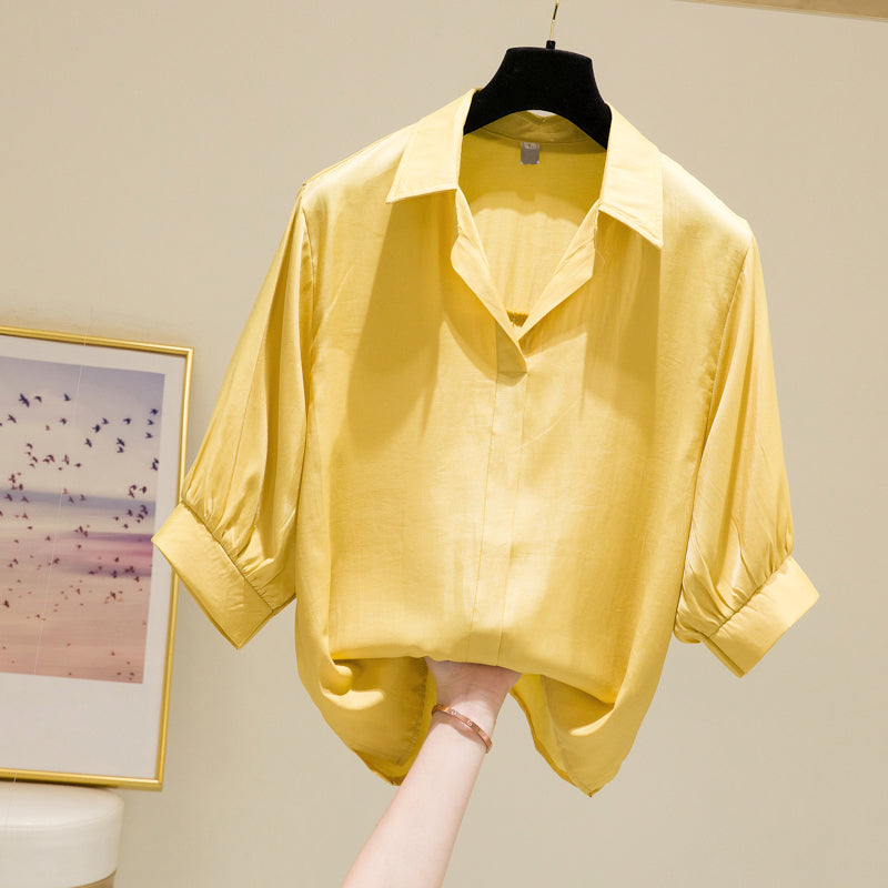 Plus Size Korean Loose Shirt Blouse