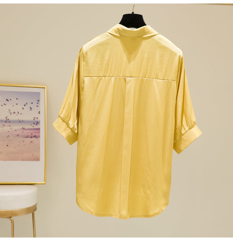 Plus Size Korean Loose Shirt Blouse