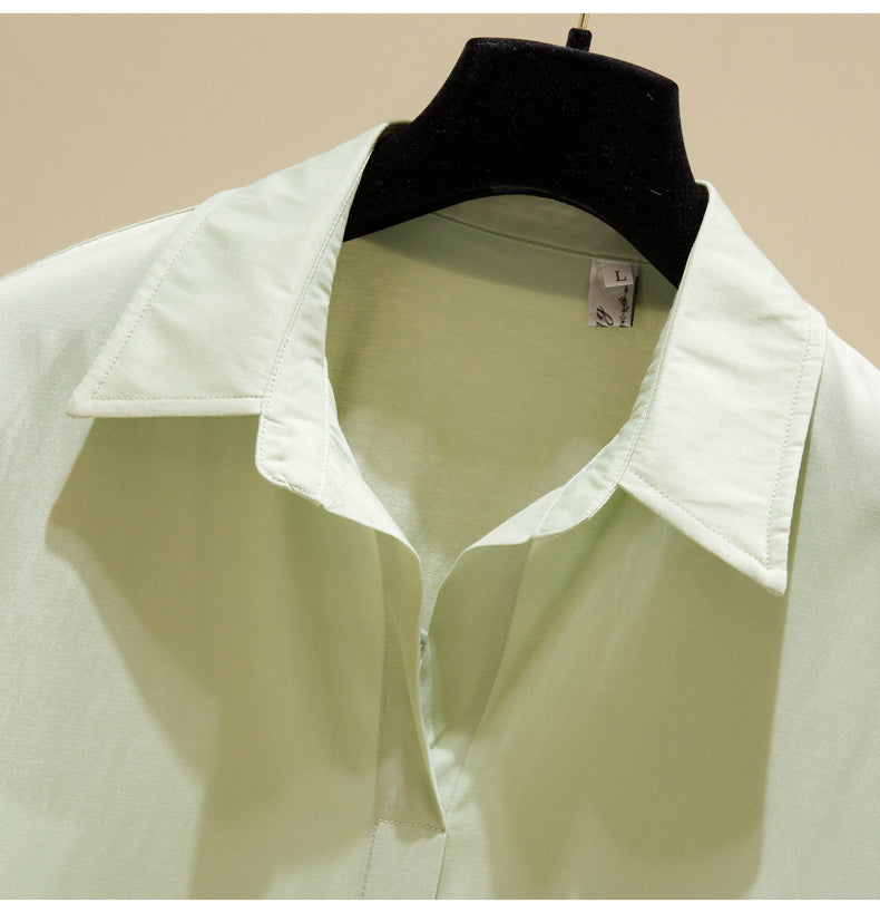 Plus Size Korean Loose Shirt Blouse