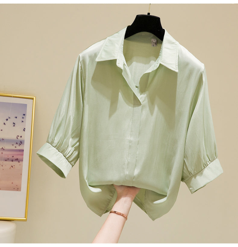 Plus Size Korean Loose Shirt Blouse