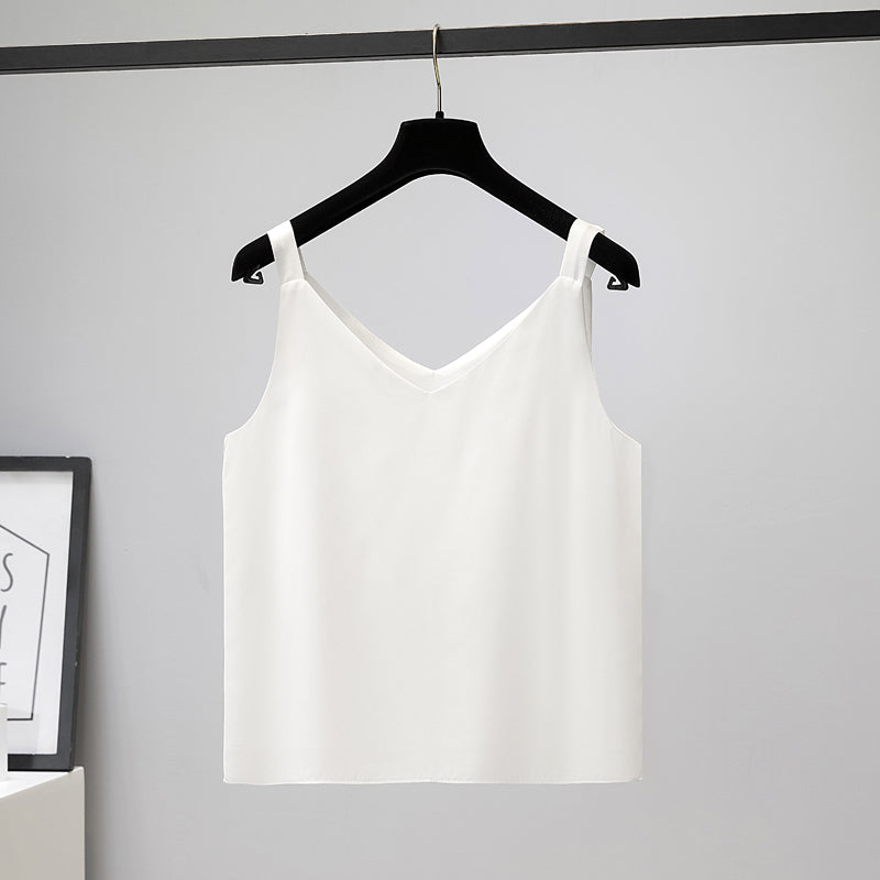 Plus Size Chiffon Loose Cami Top