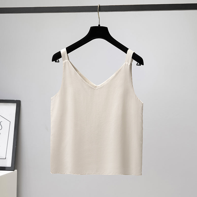 Plus Size Chiffon Loose Cami Top