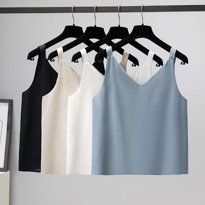 Plus Size Chiffon Loose Cami Top