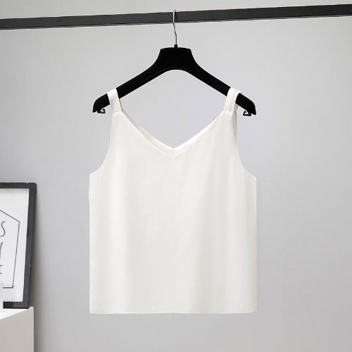 Plus Size Chiffon Loose Cami Top