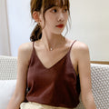 Plus Size Knit V Neck Spaghetti Top