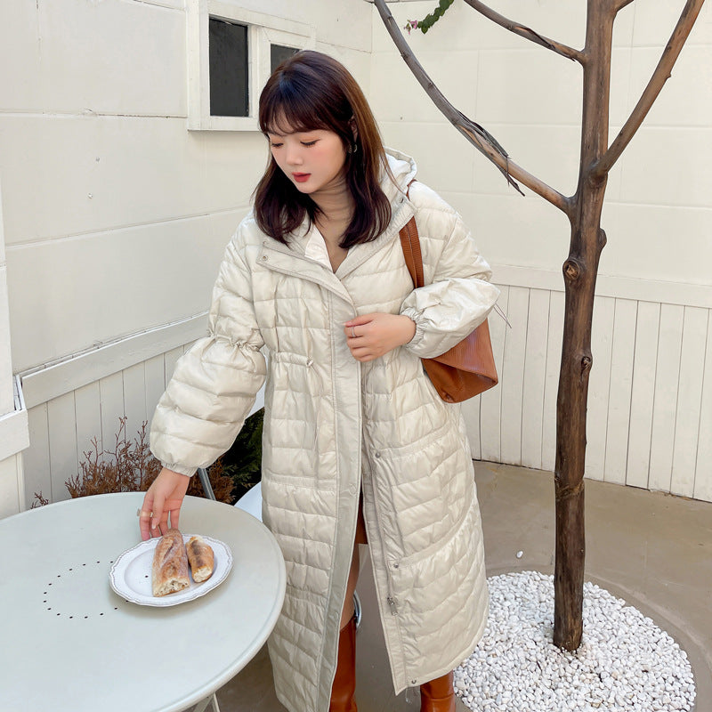 Plus Size Down Padded Long Winter Jacket (EXTRA BIG SIZE)