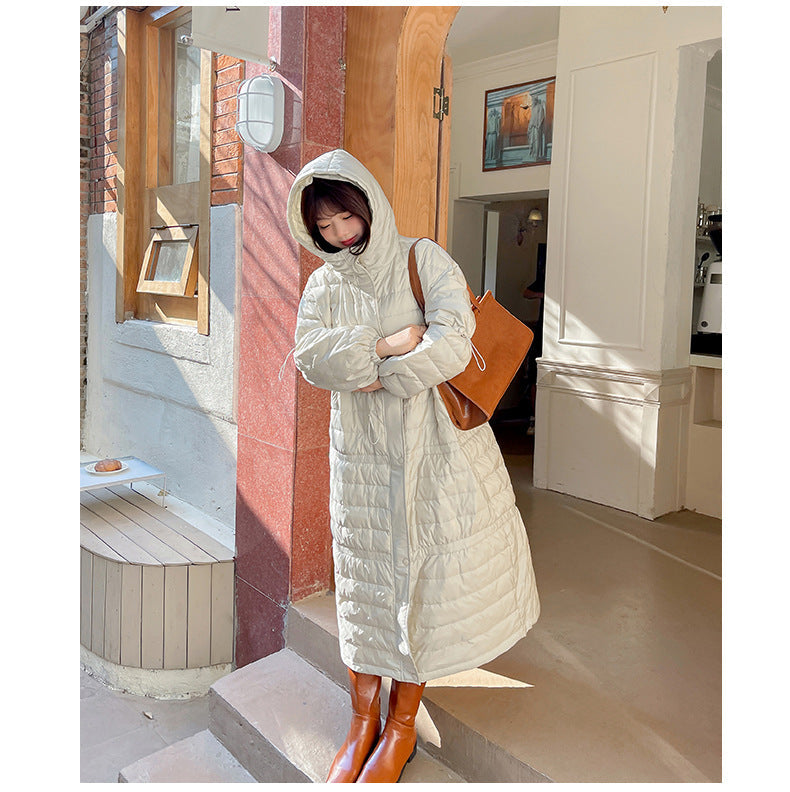 Plus Size Down Padded Long Winter Jacket (EXTRA BIG SIZE)