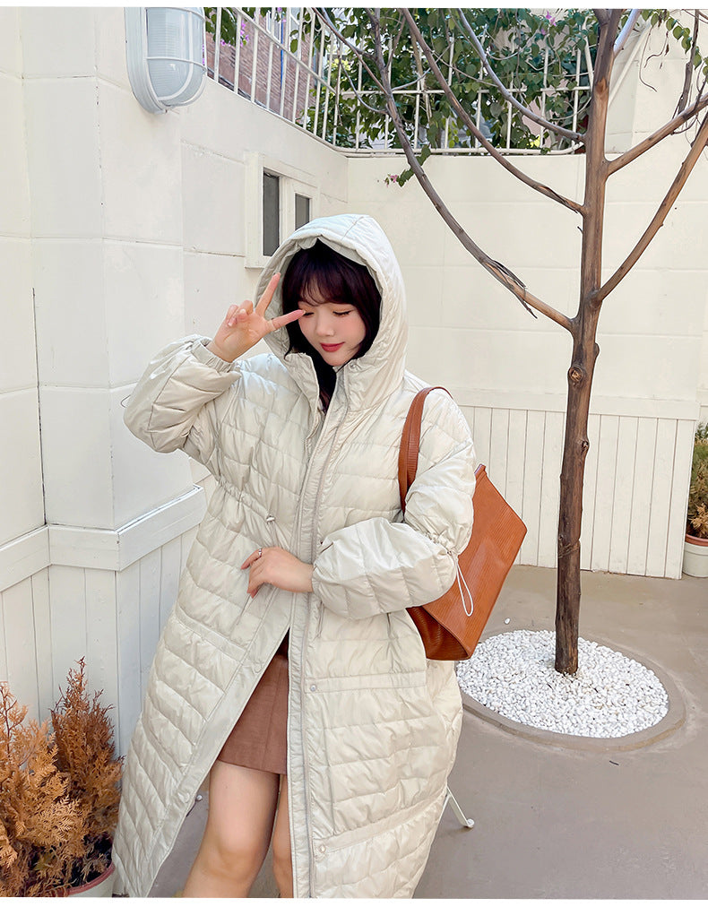 Plus Size Down Padded Long Winter Jacket (EXTRA BIG SIZE)