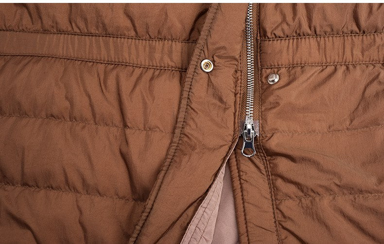 Plus Size Down Padded Long Winter Jacket (EXTRA BIG SIZE)