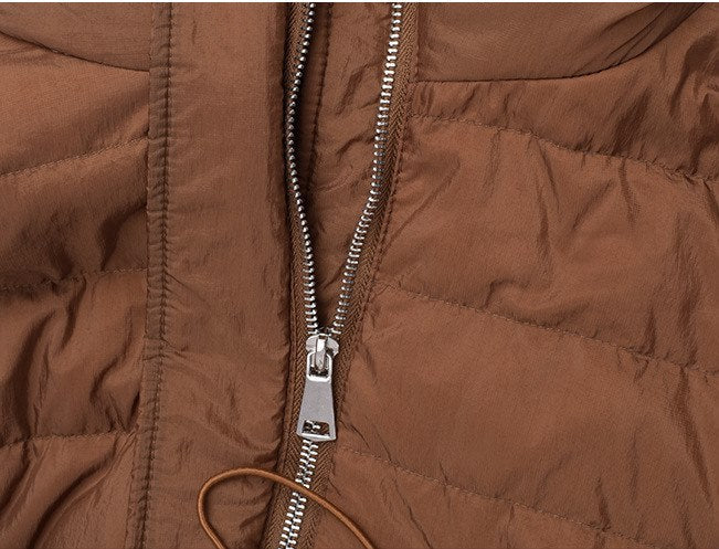 Plus Size Down Padded Long Winter Jacket (EXTRA BIG SIZE)