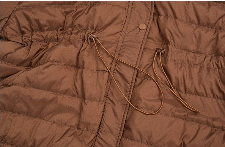 Plus Size Down Padded Long Winter Jacket (EXTRA BIG SIZE)