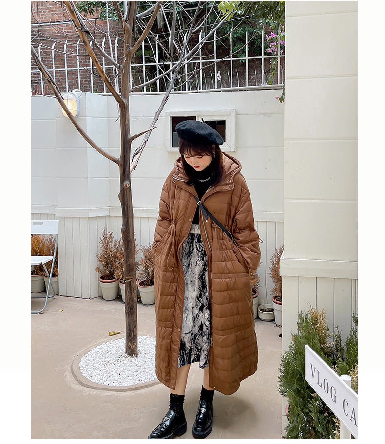 Plus Size Down Padded Long Winter Jacket (EXTRA BIG SIZE)