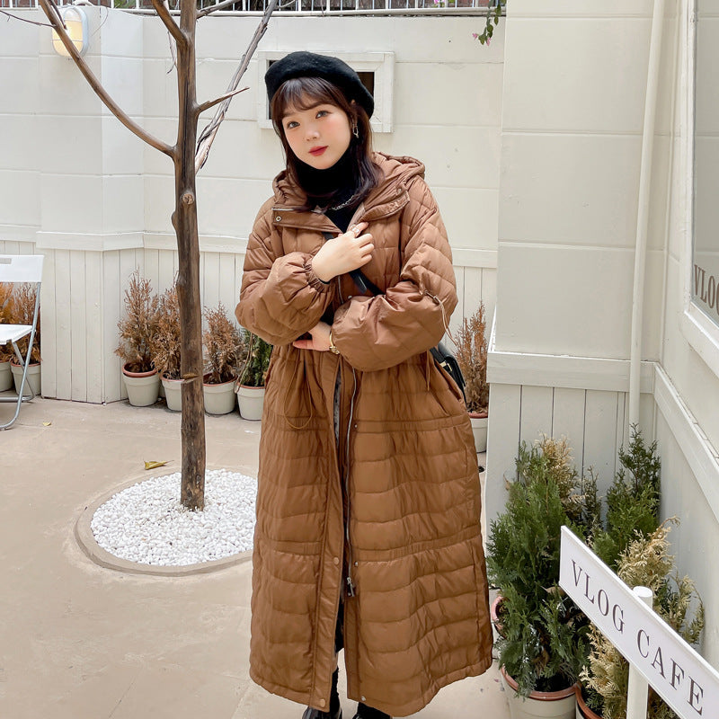 Plus Size Down Padded Long Winter Jacket (EXTRA BIG SIZE)