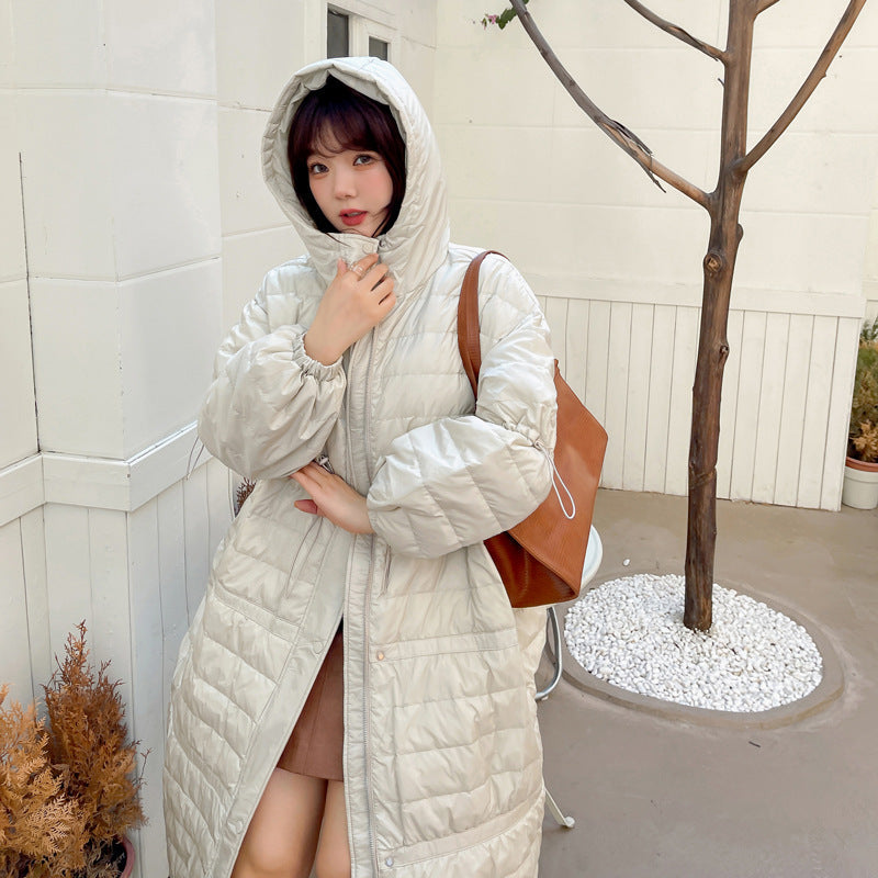 Plus Size Down Padded Long Winter Jacket (EXTRA BIG SIZE)
