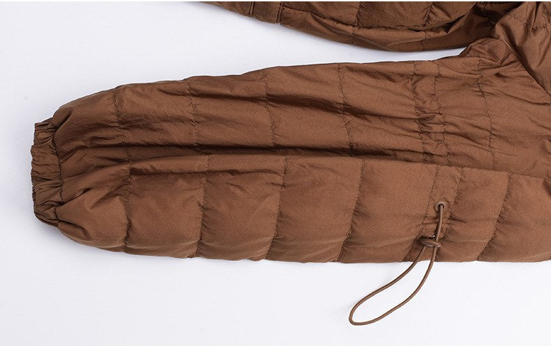 Plus Size Down Padded Long Winter Jacket (EXTRA BIG SIZE)