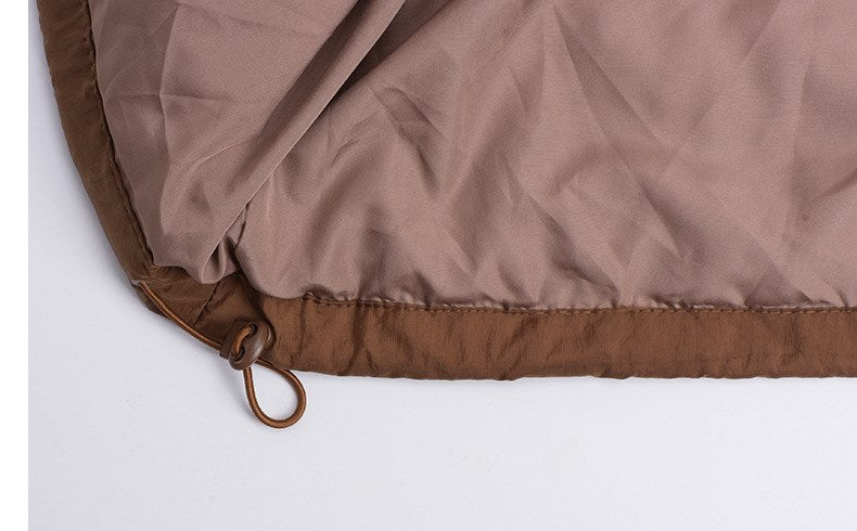 Plus Size Down Padded Long Winter Jacket (EXTRA BIG SIZE)