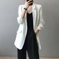 Plus Size Korean Tunic Blazer