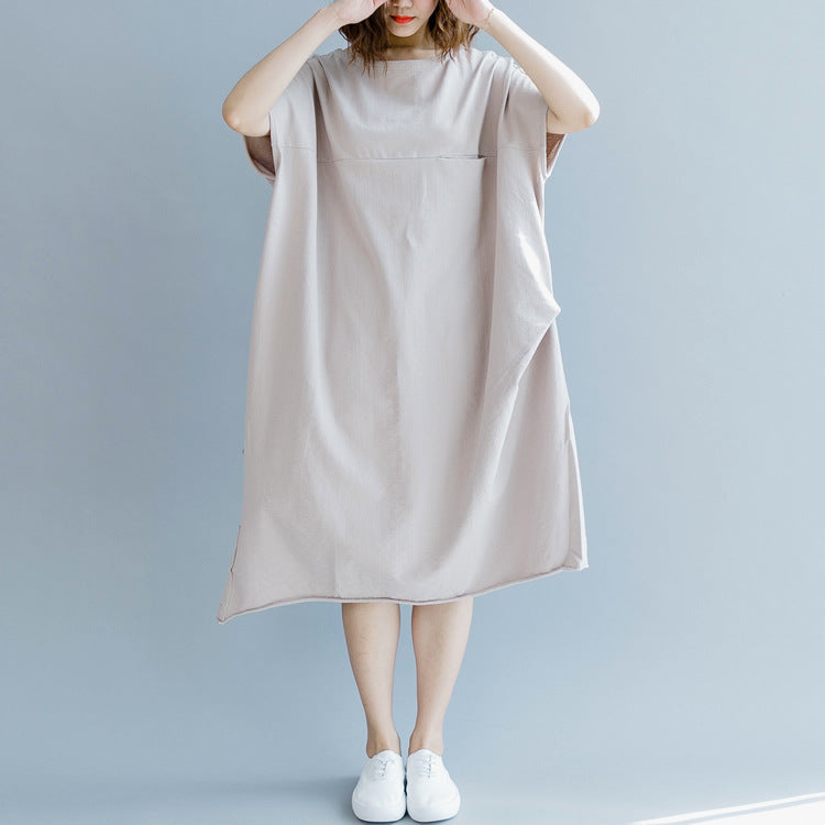 Plus Size Pocket T Shirt Dress