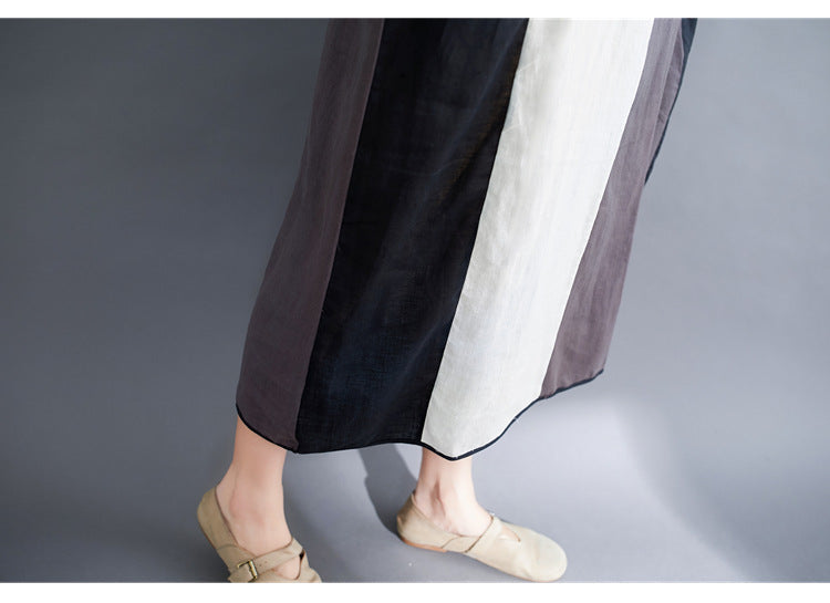 Plus Size Colourblock Midi Dress