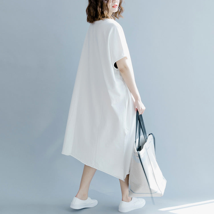 Plus Size Pocket T Shirt Dress