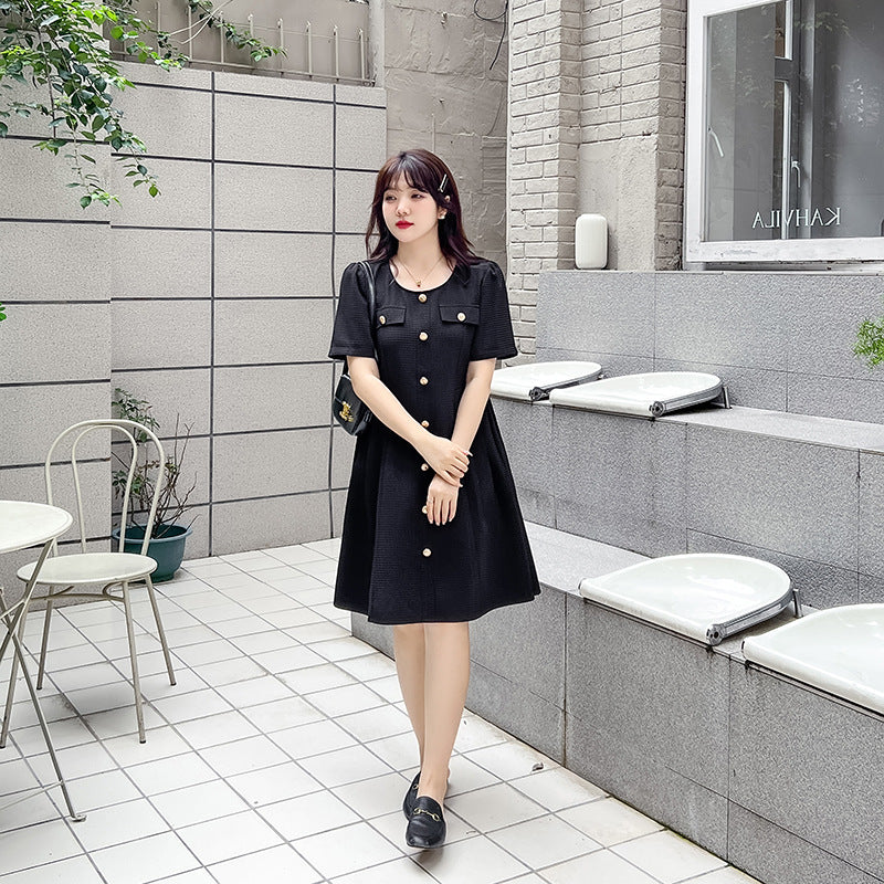 Plus Size Chanelesque A Line Dress