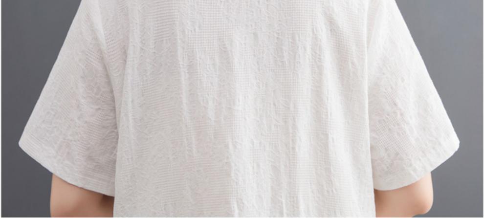 Plus Size Textured V Neck Midi Dress