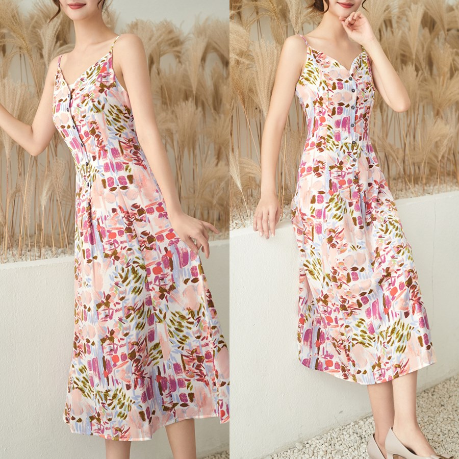 Plus Size Korean Shapes Midi Dress