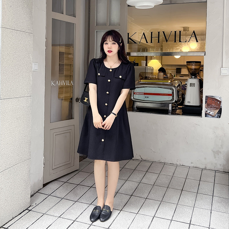 Plus Size Chanelesque A Line Dress