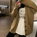 Plus Size Korean Thick Knit Sweater Cardigan