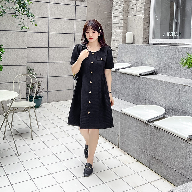 Plus Size Chanelesque A Line Dress