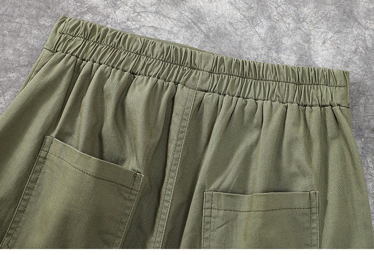 Plus Size Button Skorts