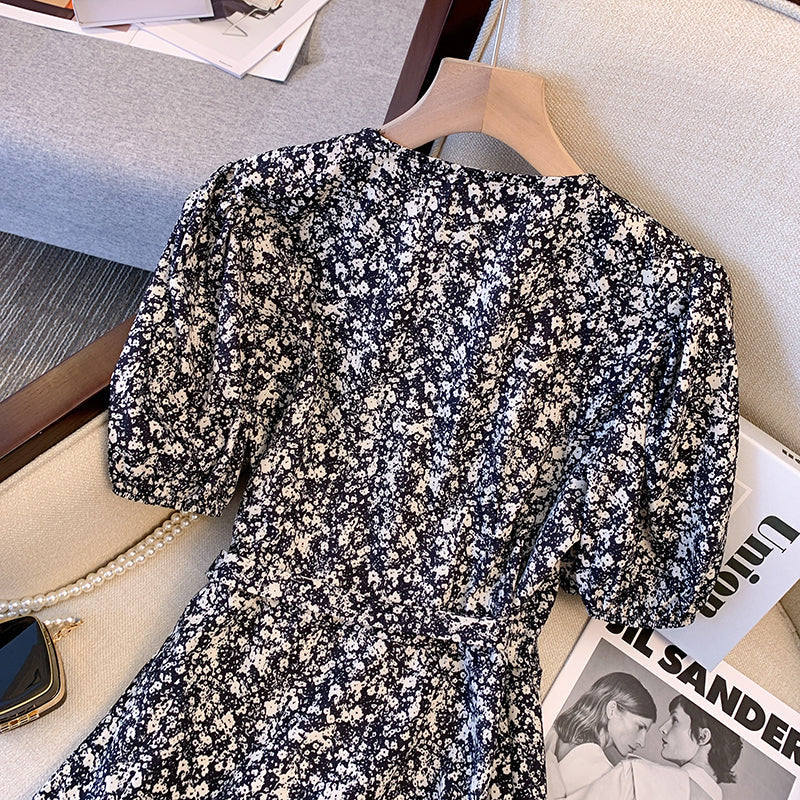Plus Size Korean Ditsy Floral Midi Dress