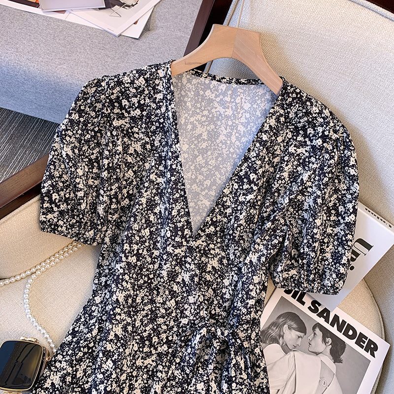 Plus Size Korean Ditsy Floral Midi Dress