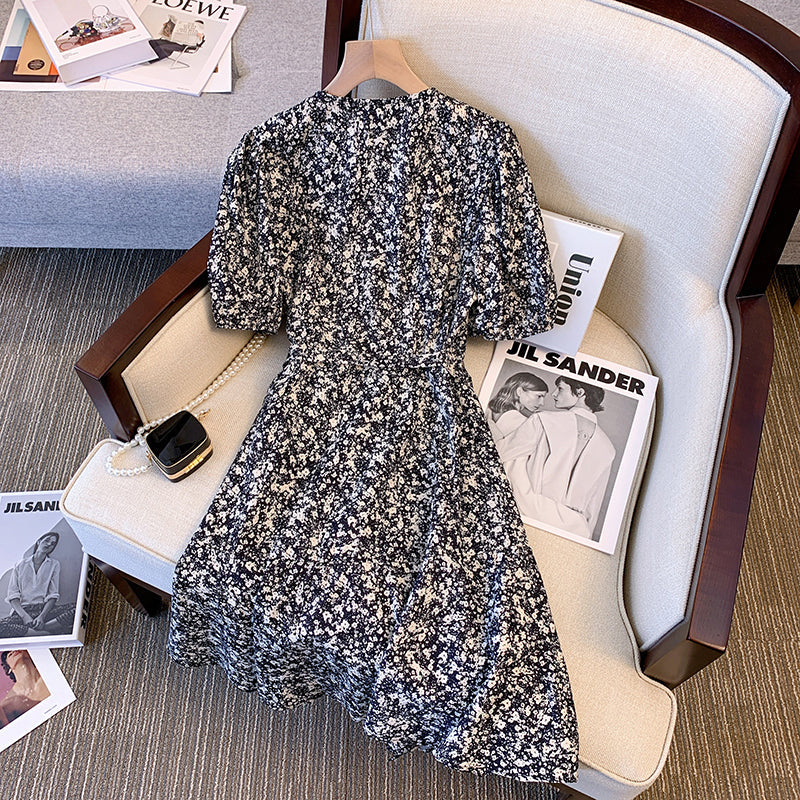 Plus Size Korean Ditsy Floral Midi Dress