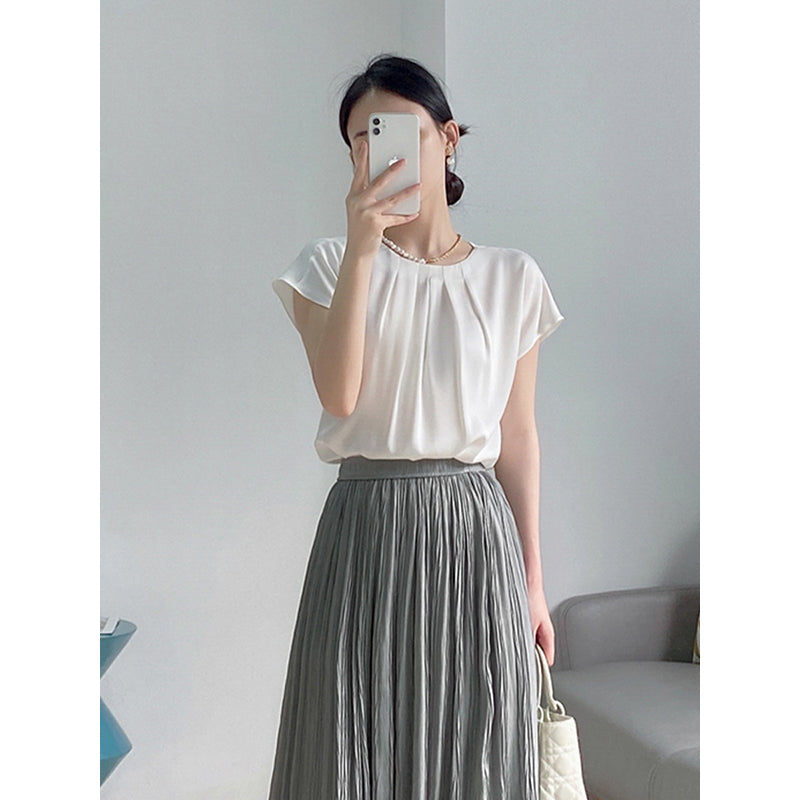Plus Size Korean Formal Chiffon Blouse